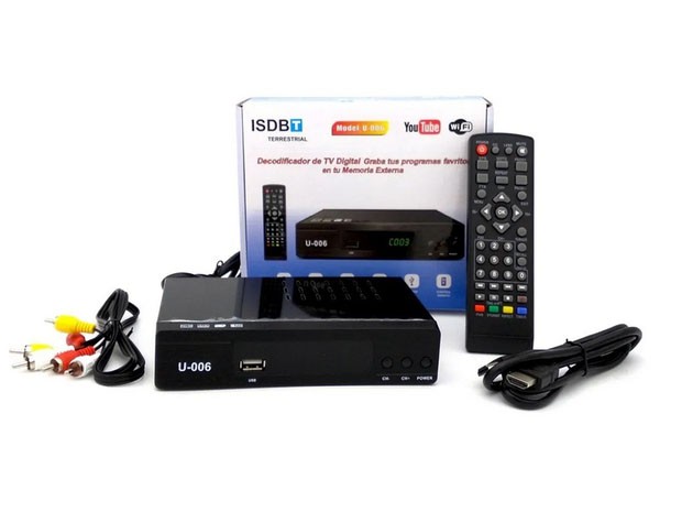 &u+ SMART TV DECODIFICADOR U-006 TDA TV YOUTUBE WIFI